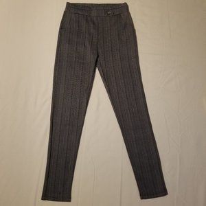 Grey Striped Trousers